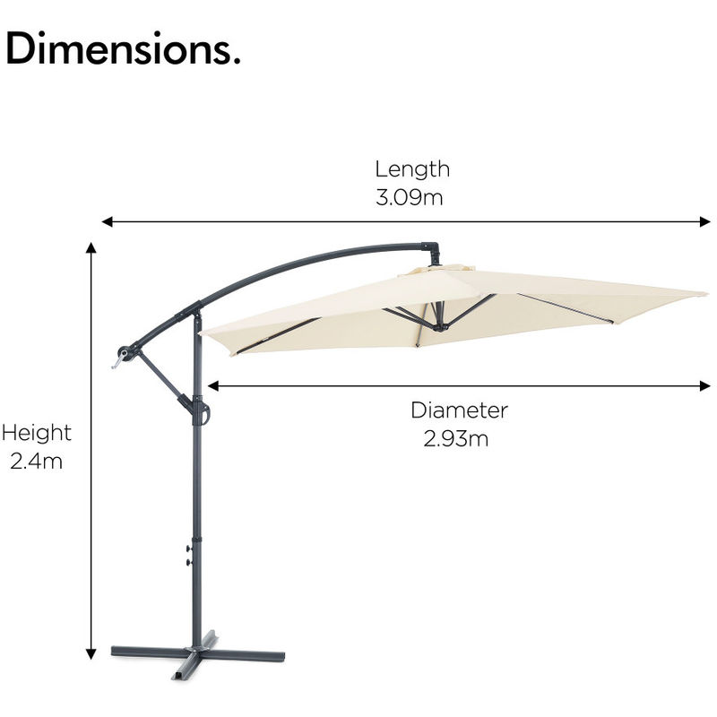 best weights for cantilever umbrella