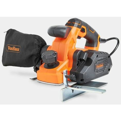 VonHaus 900W Electric Hand Planer with 82mm Planing Width. Maximum Planing Depth 3mm. 16000 RPM.