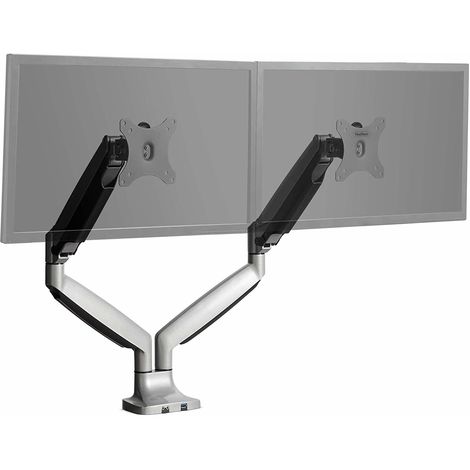 Vonhaus Aluminium Full Motion Dual Monitor Mount For 13 32