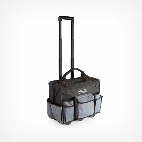 VonHaus Rolling Tool Bag ? Heavy Duty Roller Storage ? Large Capacity ? Telescopic Handle & Durable Wheels ? Strong Material