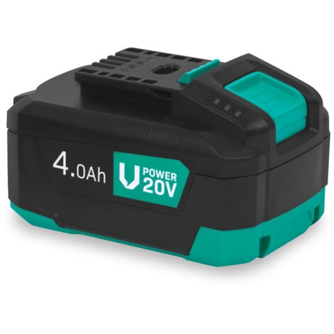 VONROC Batterie 20V - 4.0Ah - port USB-C bidirectionnel - Batterie et powerbank en un - compatible avec Power Delivery (PD)