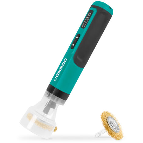 VONROC Brosse à désherber sans fil 4V Câble USB-C inclus