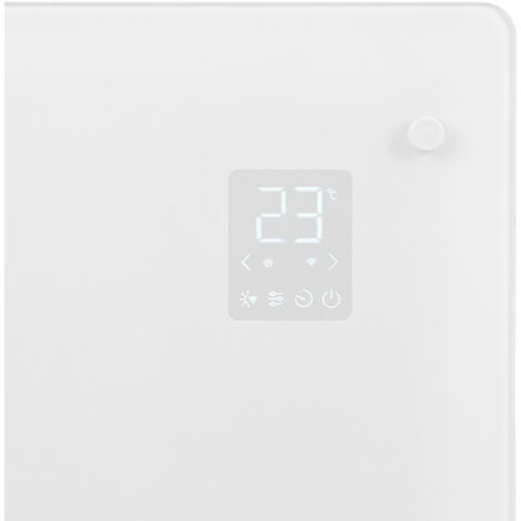 Termostato Calefacción WiFi Programable Blanco Inalámbrico - efectoLED