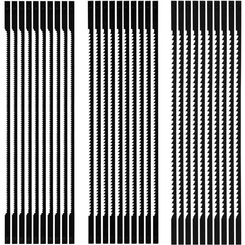 Vonroc - Lames de scie à chantourner- 30 pcs. - pour la scie à chantourner SS501AC universelle