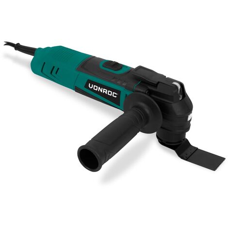 VONROC Outil multifonction à oscillation 350W – Vitesse variable 12 000 – 22 000 tr/min.