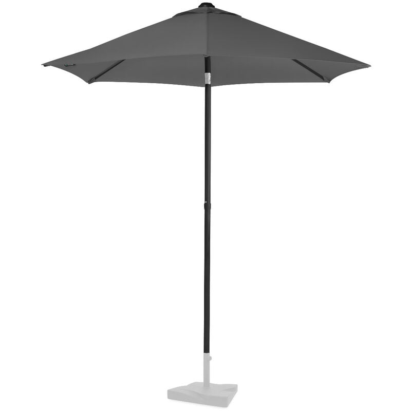 Parasol Torbole - Ø200cm - Parasol Premium Gris - Vonroc