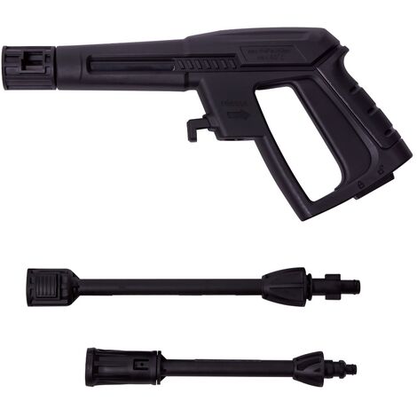 VONROC Pistola pulverizadora para hidrolimpiadoras - Incluye lanza de extensión y boquilla ajustable - Para hidrolimpiadoras V14