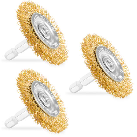 VONROC Set de brosses - pour brosse à désherber sans fil WB506DC  3 pcs