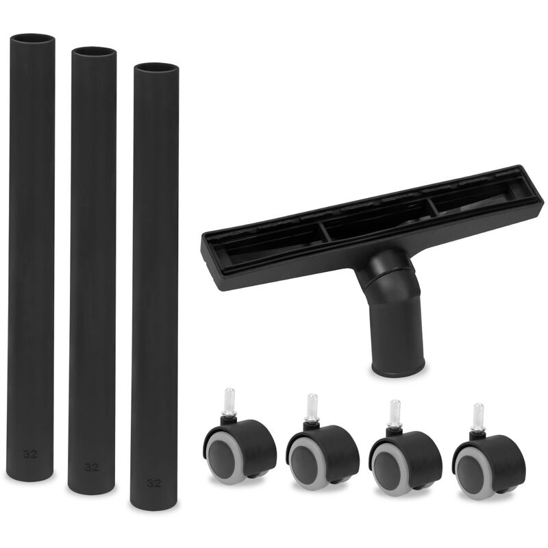 Image of Set di accessori per aspiratore portatile VC508DC - Include rotelle, tubo di prolunga e bocchetta per pavimenti - Vonroc