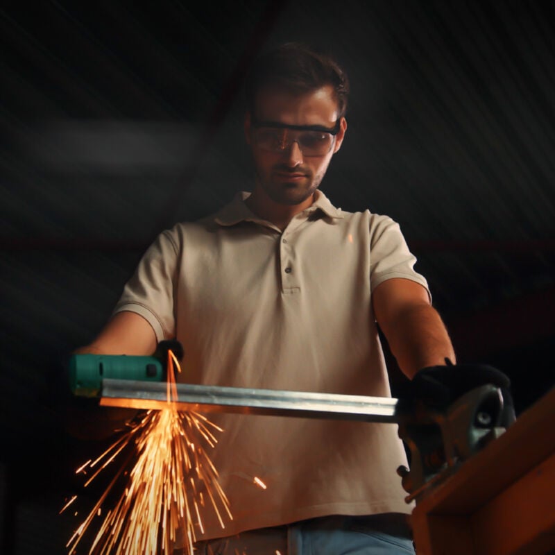 Meuleuse d'angle sans fil 12V - Batterie, câble usb-c et disque à découper inclus - Vonroc