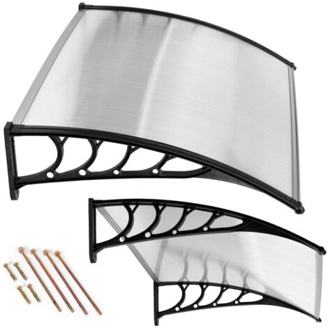 Vordach uber der tur 120x100 cm abdeckung aus polycarbonat