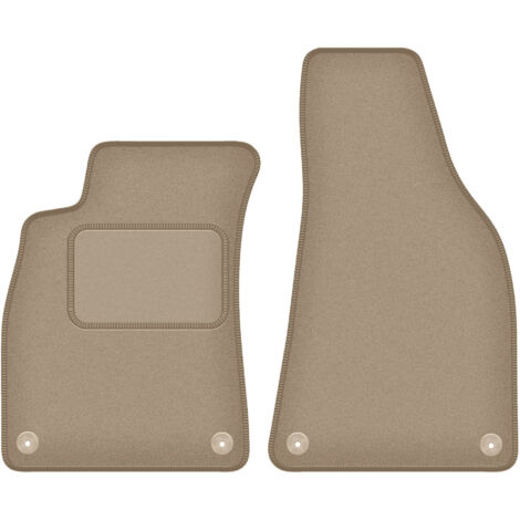 Vordere Fußmatten für: Audi A4 B6 Cabrio (2002–2006), beige