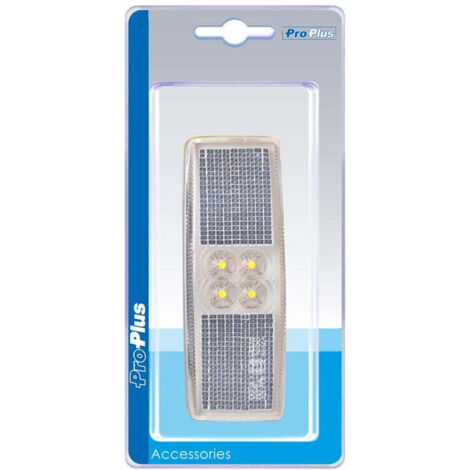 Vordere positionsleuchte 1224v wei 110x40mm led im blister