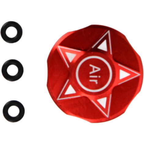 Vorderer Ventilschutz aus Aluminiumlegierung für Mountainbike- und Rennradgabeln, rot