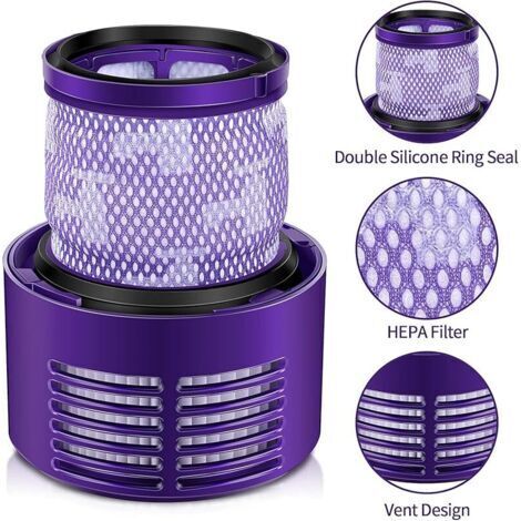 Vorderschaftfilter für Dyson V10 SV12, Morpilot 2 Filter für Dyson Cyclone V10 SV12 Serie Staubsauger V10 Absolute Animal Motorhead Total