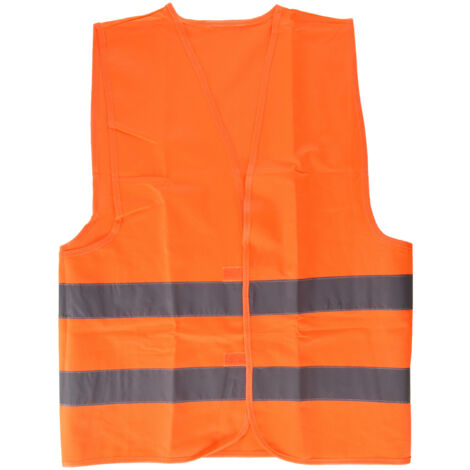 VOREL 74662 GILET DE SÉCURITÉ ORANGE TAILLE XXL