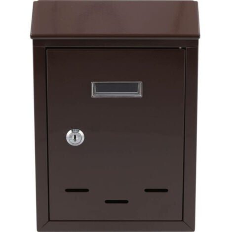 BUZÓN 285x200x60MM MARRÓN 78542 VOREL