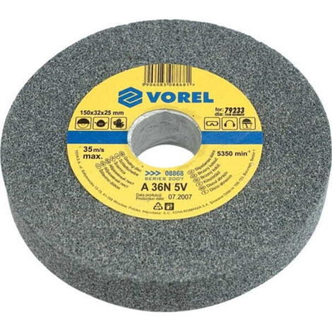 VOREL FEINSCHLEIFSCHEIBE 1251215mm 08861