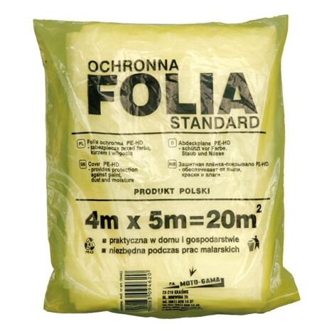 Vorel folia malarska 4 x 5m cienka