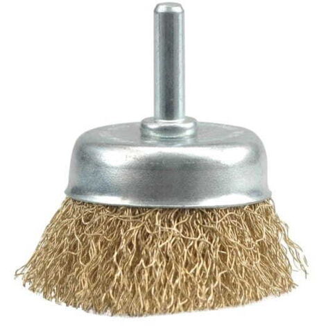 VOREL-FRONTBÜRSTE 75 mm, GEWELLTER DRAHT, SCHAFT 06988