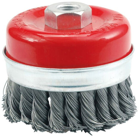 VOREL FRONTBÜRSTE 80mm, GEDREHTER DRAHT, GEWINDE, 06975
