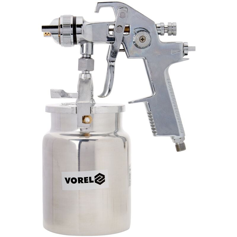 Vorel - pistolet lakierniczy hvlp 1000ml z dolny zbiornikiem 80901