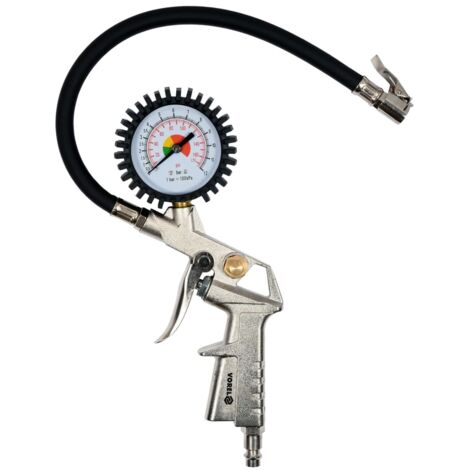 Vorel pistolet do pompowania z manometrem 81650