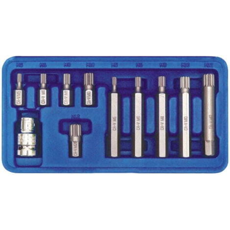 VOREL SPLINE TIPS M5-M12 set da 11 pezzi 66770