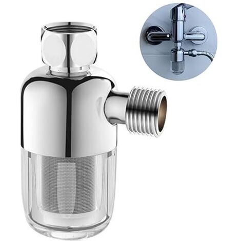 Vorfilter für elektrische Warmwasserbereiter, kein Filterwechsel erforderlich, Edelstahl-Hartwasserfilter, wiederverwendbarer Vorfilter für Wassersysteme, für Warmwasserbereiter, Toiletten und Waschma