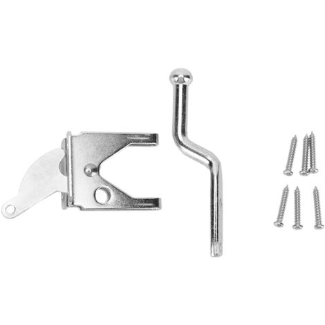 Vorhängeschloss aus verzinktem Kohlenstoffstahl, 120 x 30 mm, Sicherheitsriegelschloss 59 x 60 mm für Türen, Tore und Schränke – 6 Schrauben im Lieferumfang enthalten