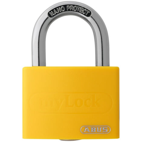 Vorhängeschloss T65 AL / MyLock Farbe gelb