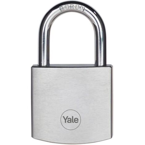 Vorhängeschloss YALE Messing verchromt - 40 mm - 3 Schlüssel - 24316000