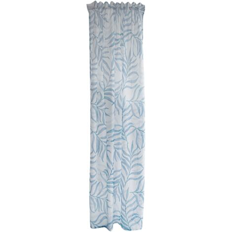 Vorhang mit verdeckten Schlaufen Soma blau 140x245cm&nbsp6702-08