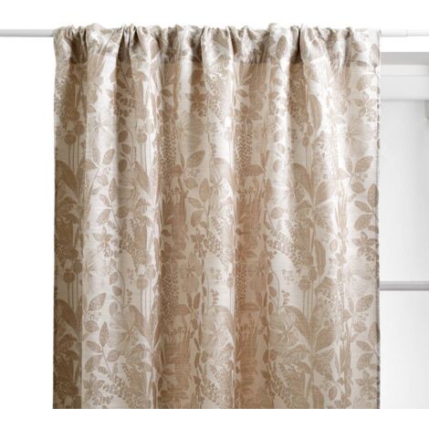 Vorhang Samara 140x260cm beige Leinen - Atmosphera créateur d'intérieur
