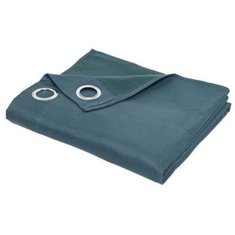 Les Tendances Today Essential Uni Thermo-isoliervorhang Dunkelblau 140x240 Cm