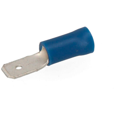 Vorisolierter Faston-Anschlussstecker 4,8 mm (Beutel 100 Einheiten)