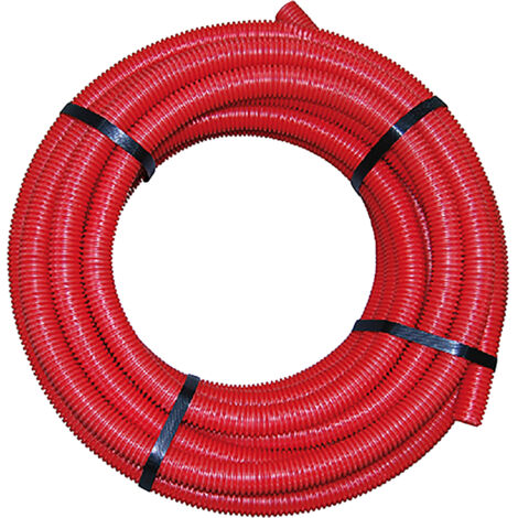 Vorisolierter PER-Rohr rot - Boutté  ø16 mm x 25m