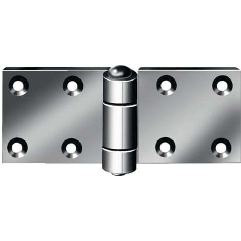 VORMANN 000048180Z Scharnier  Höhe 50 mm Breite 180 mm Stärke 4 mm Stahl blau ve