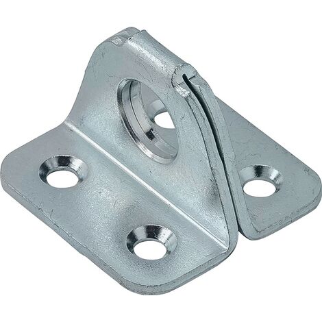 VORMANN 000075035Z Ösenplatte  Länge 35 mm Höhe 25 mm Stärke 2 mm Stahl blau ver