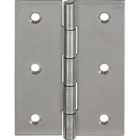VORMANN 10502080 Scharnier 10502 Höhe 80 mm Breite 58 mm Stärke 1,5 mm Edelstahl
