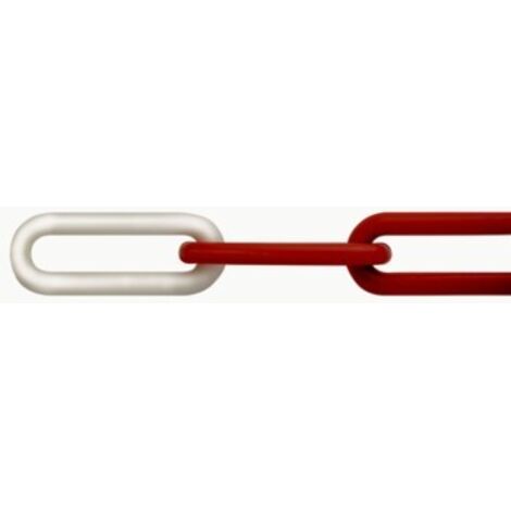 Vormann Absperrkette Kunststoff rot-weiß 6 mm