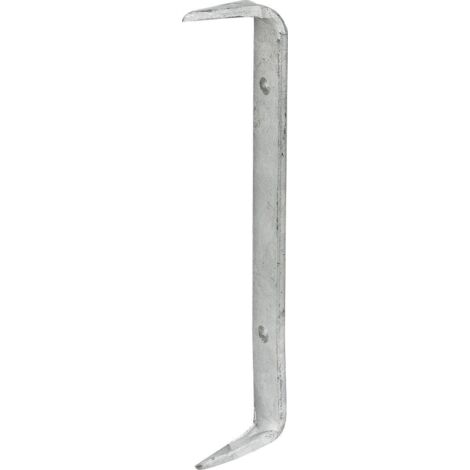 Vormann Bauklammer feuerverzinkt 26 x 2,5 cm Einschlaghaken Stahl