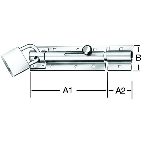 Vormann Bolzenschlosssriegel verzinkt 130x43,5x2,2mm