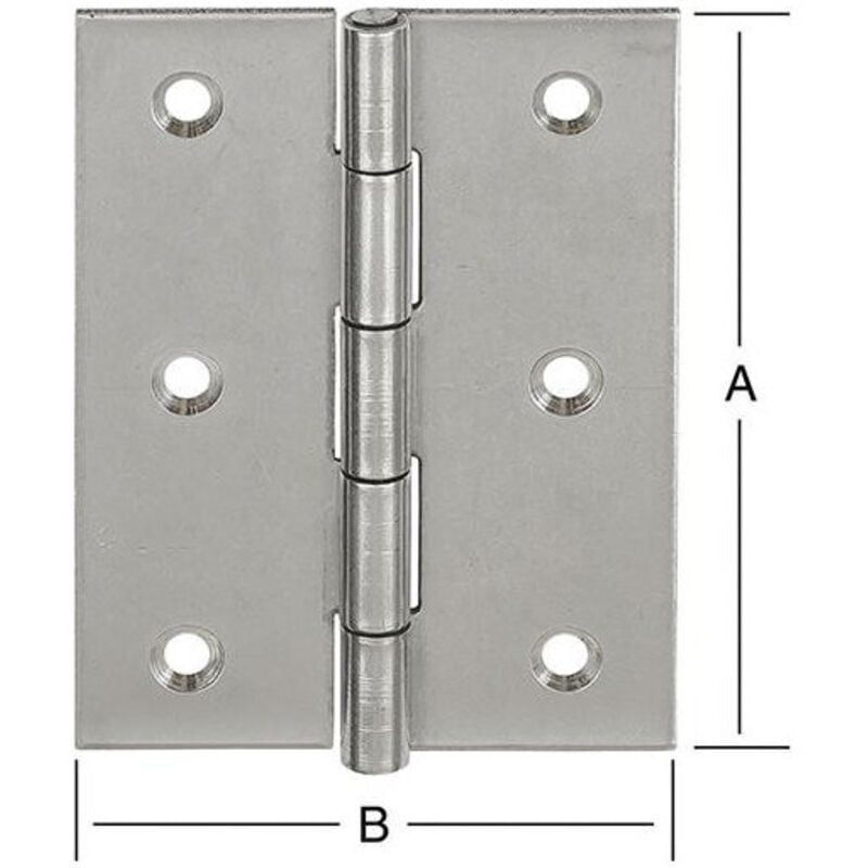 Vormann - Cerniere 60x46 mm in acciaio