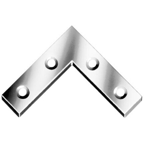 Vormann Cornière plate longueur 75 x 75 mm ( 3000272443 ) largeur 12 mm épaisseur 1,5 mm 100 pièces