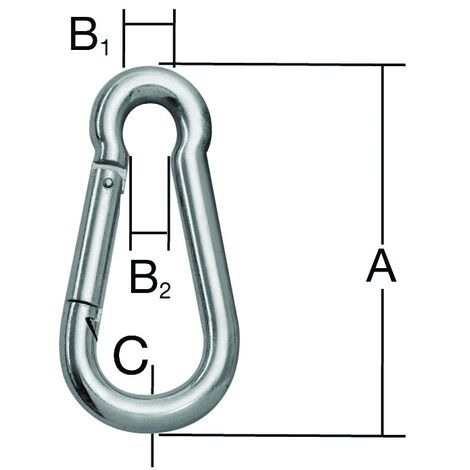 Vormann Feuerwehrkarab. 80X8 mm