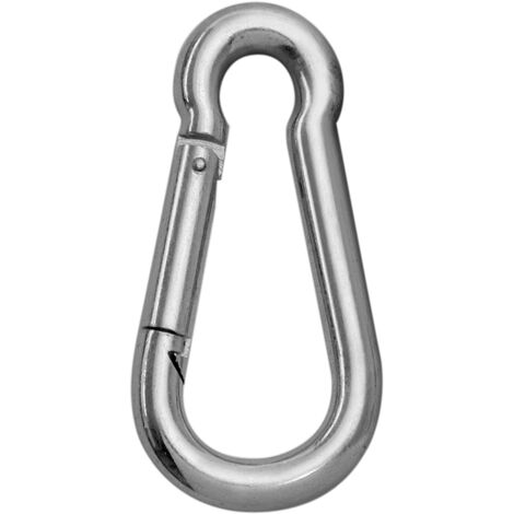 Vormann Feuerwehrkarabiner Edelstahl (V2A), 50 x 8,0/5,5 x 5,0, SB (2 Stk.)