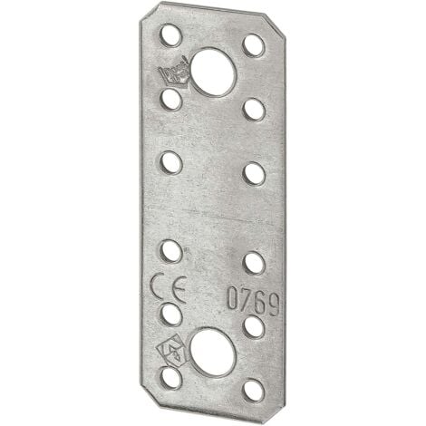 Vormann Flachverbinder Edelstahl 13,6 x 5,5 cm Lochplatte Lochblech