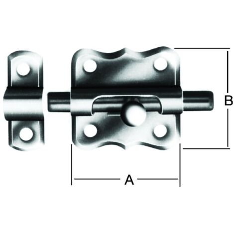 VORMANN Grendelriegel mit Schlaufe B35xL35mm verzinkt