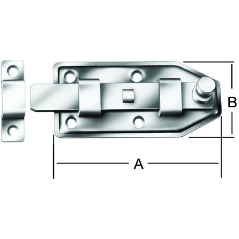 VORMANN Knopfriegel mit Schlaufe gerade, B56xL140mm verzinkt
